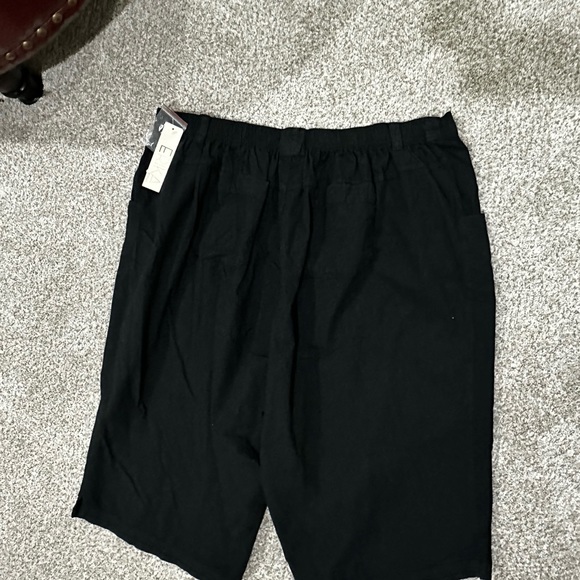 Erica womens plus shorts XXL black 100% cotton - Picture 2 of 4